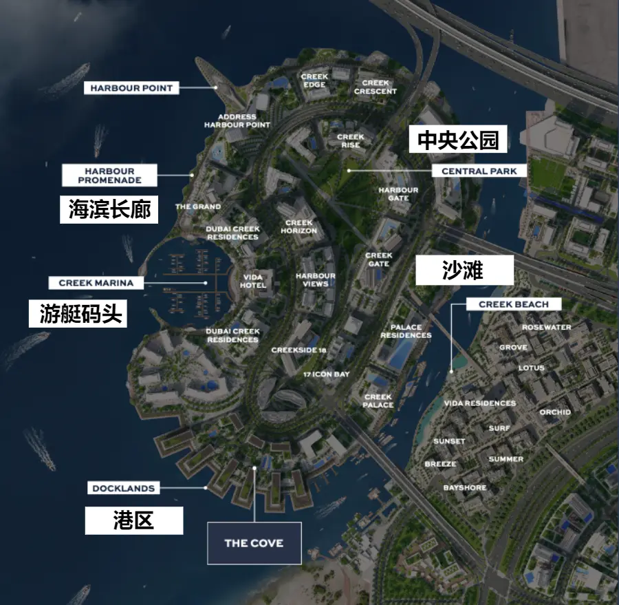 迪拜政府开发商伊玛尔新推项目,城市中心罕有的滨海低密度豪宅!增值潜力无限,首开即爆!