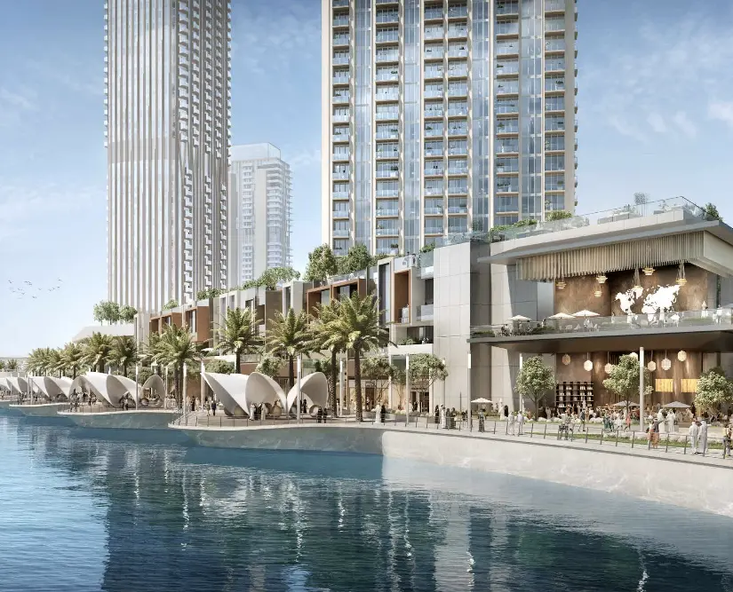 迪拜EMAAR新市中心云溪岛最后一个高层临水楼盘