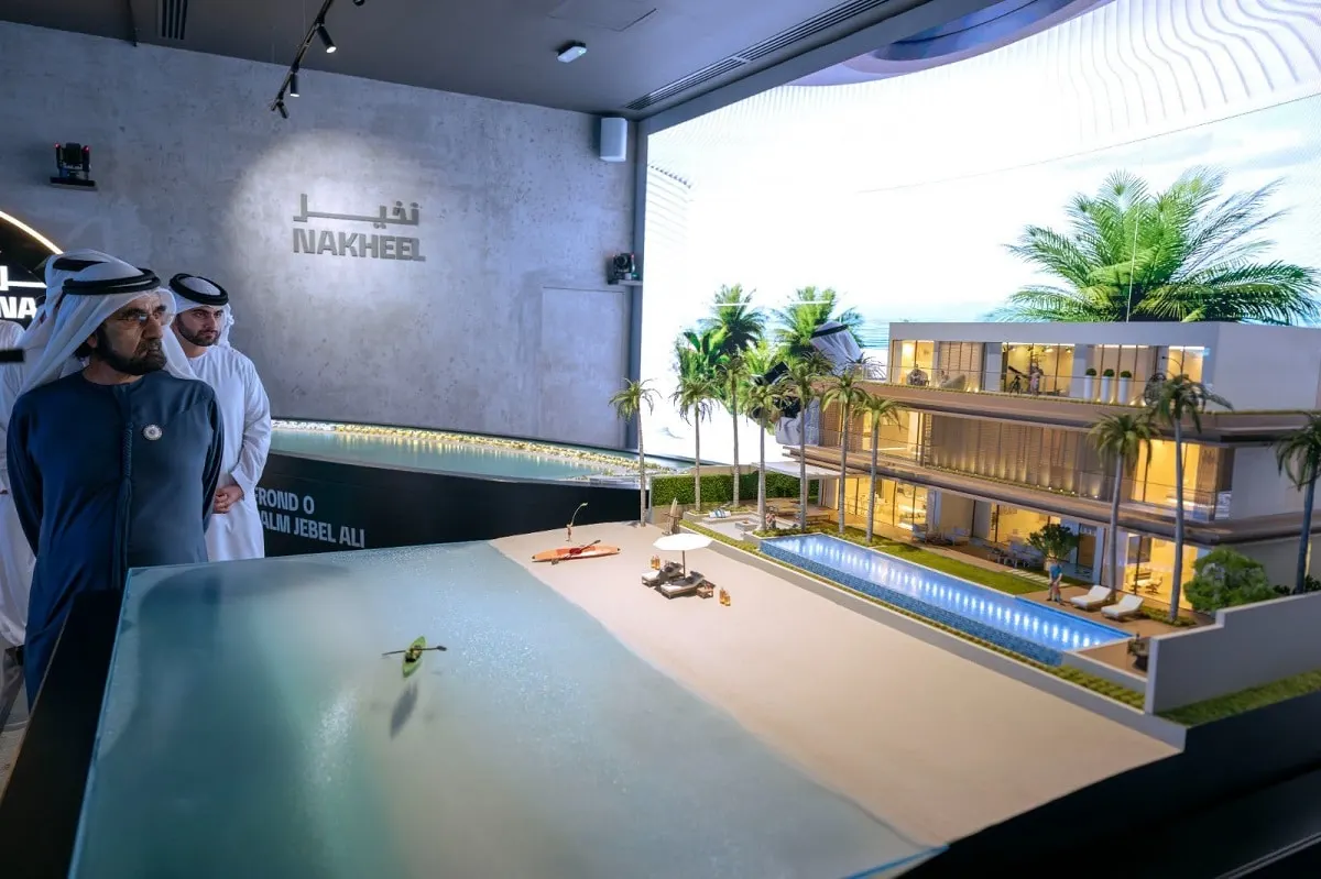 穆罕默德宣布迪拜杰贝阿里棕榈岛总规划:新增80家酒店和110公里海岸线