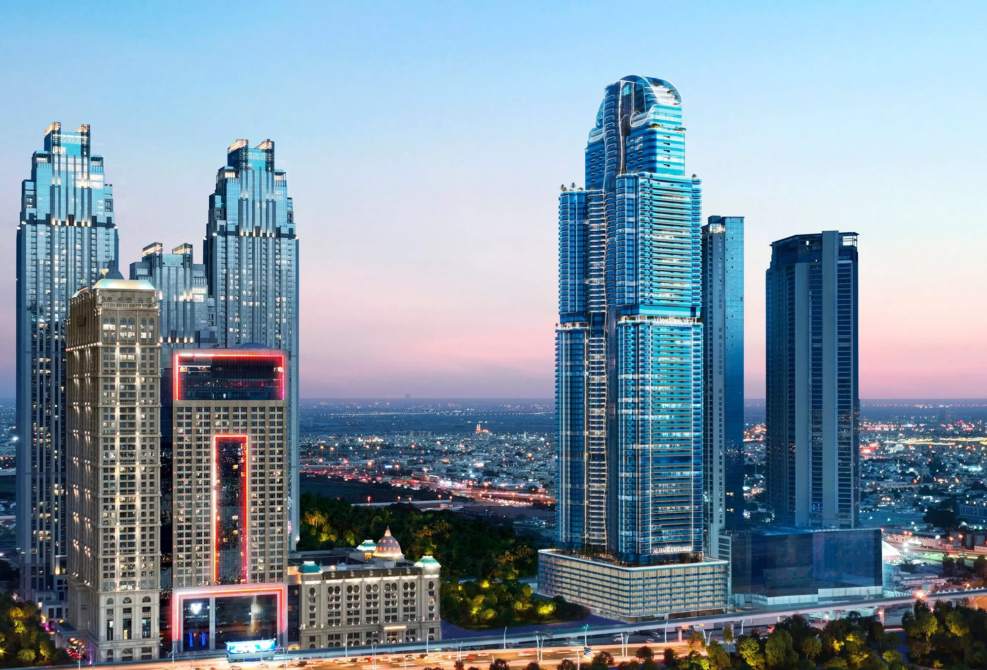 现代与自然的结合,漫步82层云端 Al Habtoor 大厦