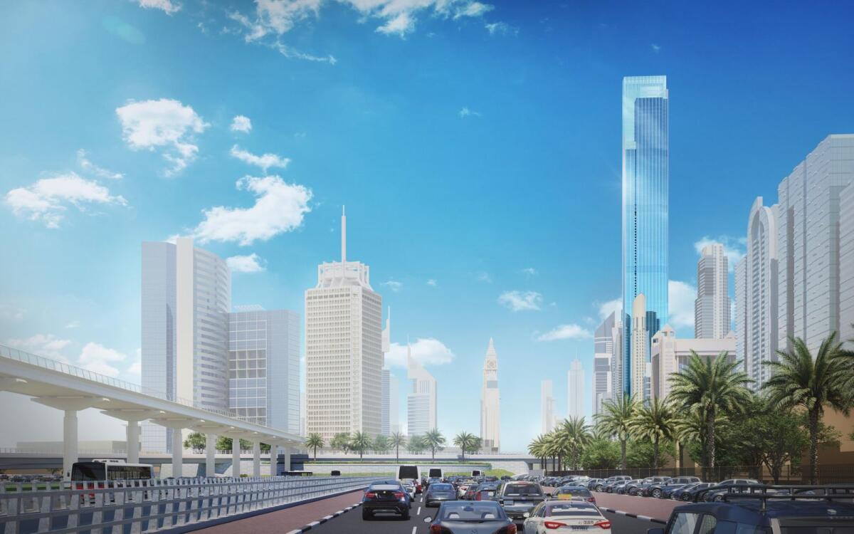 耗资55亿迪拉姆！迪拜第二高楼近期启动，预计2028年完工