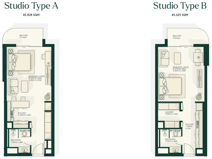 Gardenia Bay 住进阿布扎比大自然中的海滨公寓