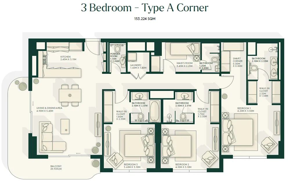 Gardenia Bay 住进阿布扎比大自然中的海滨公寓