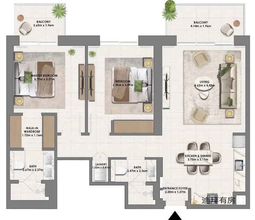160万起售 | 迪拜山庄首个品牌公寓 Vida Residences