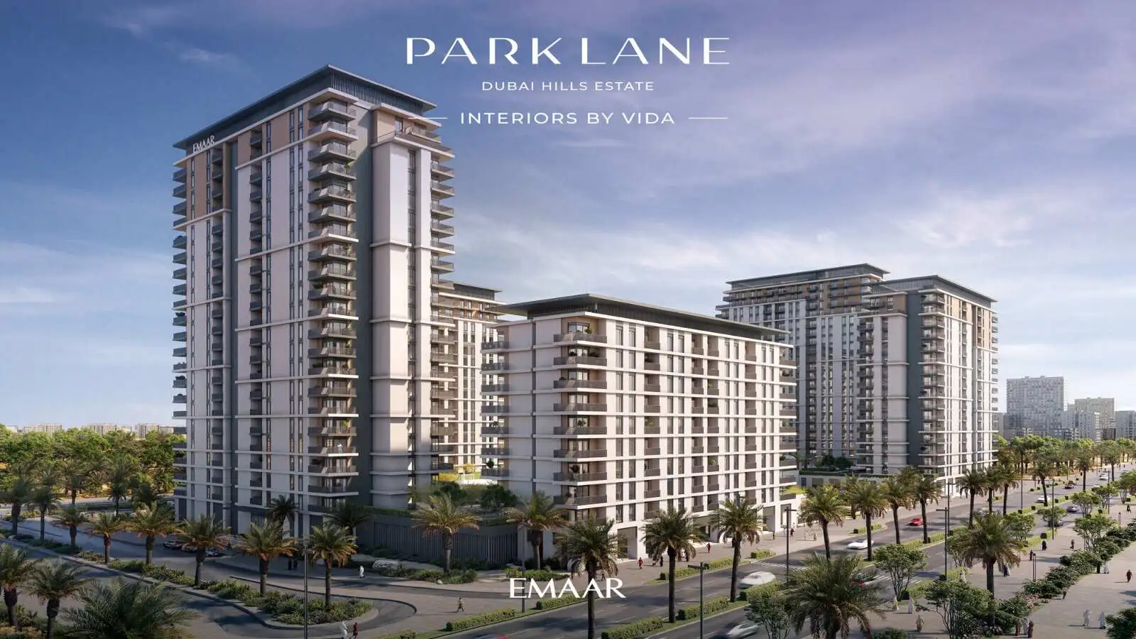 迪拜山庄的中央商务区公寓 Park Lane By Vida