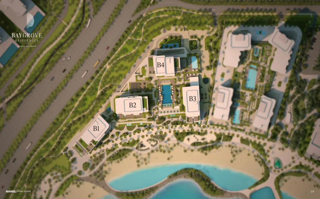 投资坐等升值,迪拜稀缺海滨公寓 Bay Grove Residences 先机选择!