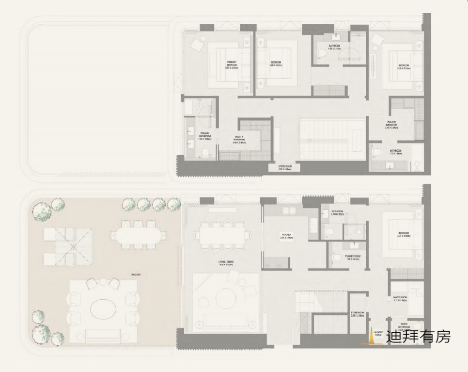 海滨住假公寓,迪拜岛海滨豪华公寓独享