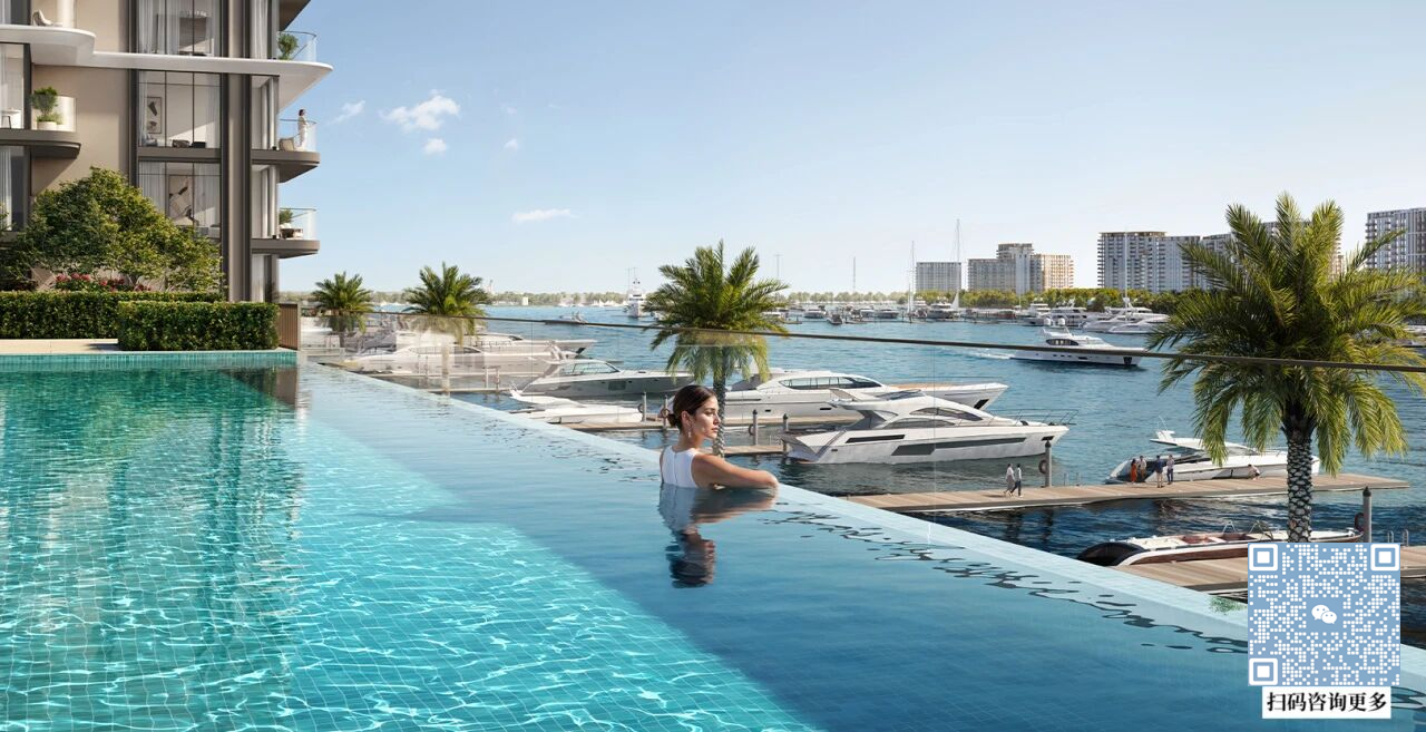 Vida 冠名，Mina Rashid 的海滨豪华公寓首开